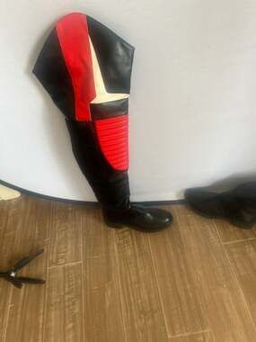 LILIANAS SHOES NORRIS-1 Over Knee Boots NORRIS-1-BLK/RED - Karmaloop,